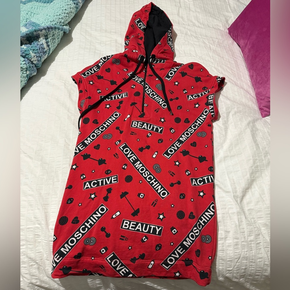Mini dress or long sweater Love Moschino size 6US…very good condition